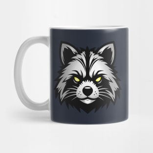 Raccoon head logo Mug